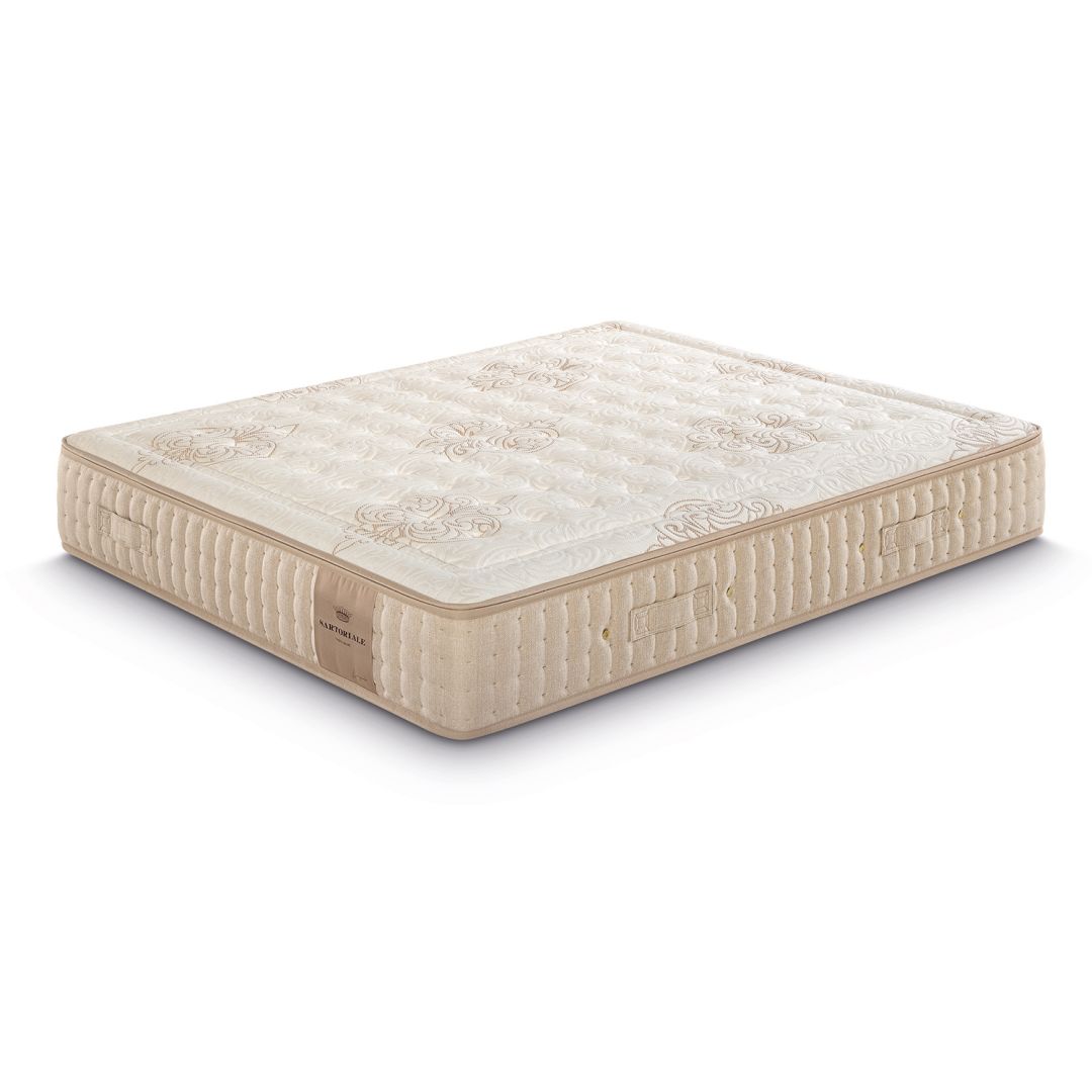 Materasso a molle insacchettate e memory Imperiale 800 Bio Romantic fisso, fascia colore