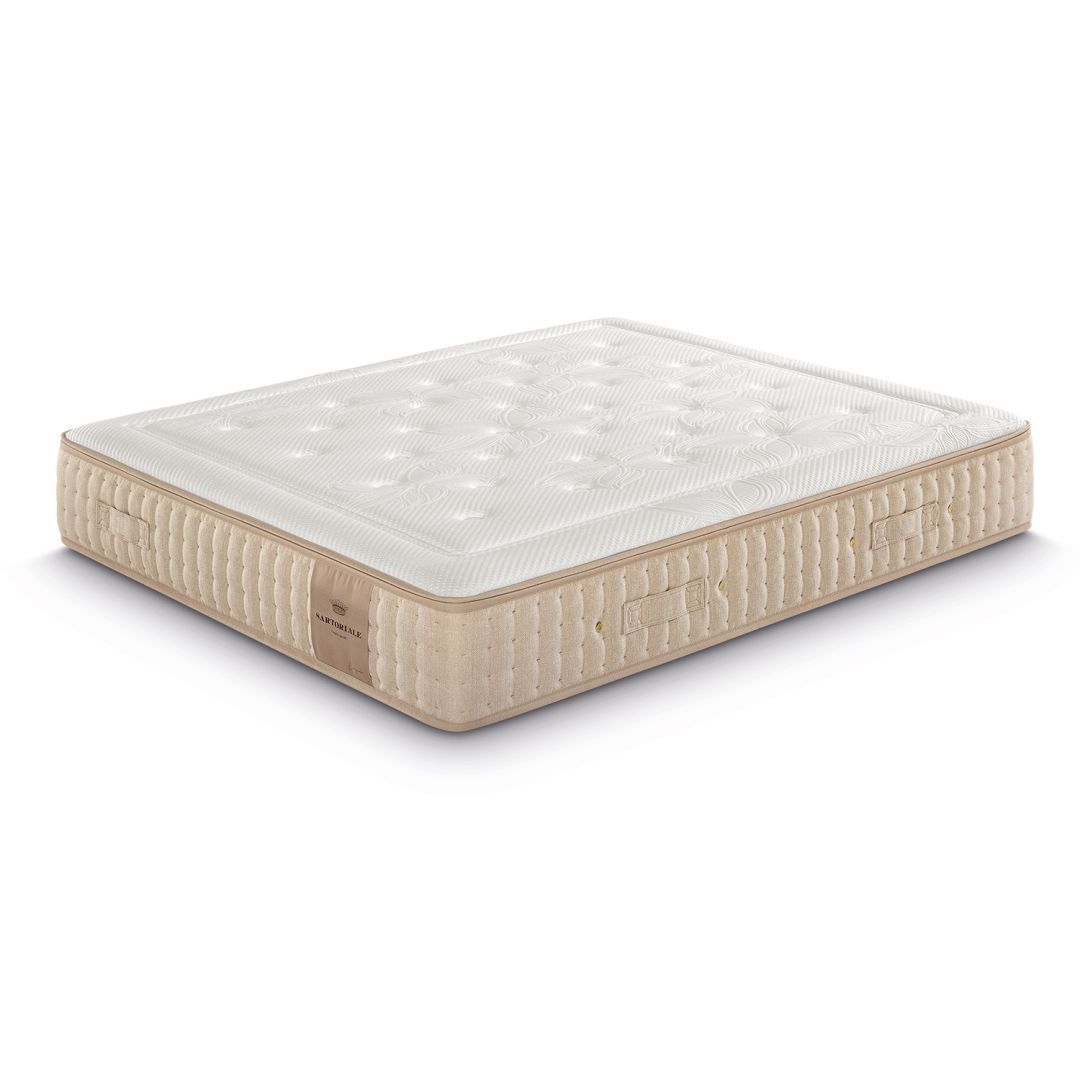 Materasso a molle insacchettate e lattice Imperiale 1500 Seta sfoderabile, fascia colore